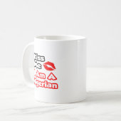 Küss mich ... ich bin ein Nigerianer Kaffeetasse (Vorderseite Links)