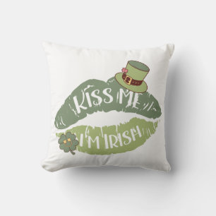 Küss mich, ich bin Ire Kissen