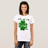Küss mich, ich bin Ire T-Shirt (Vorne ganz)