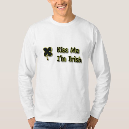 KÜSS MICH, ich bin Ire T-Shirt (Vorderseite)