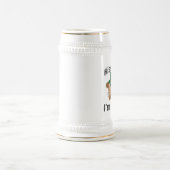 Küss mich, ich bin Irin! Affe Bierglas (Mittel)