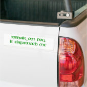 Küss mich, ich bin Irin! Autoaufkleber (Auf Lkw)