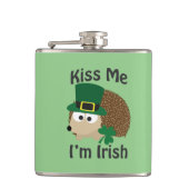 Küss mich, ich bin Irin! Igel Flachmann (Vorderseite)