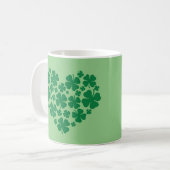Küss mich, ich bin Irin! Kaffeetasse (Vorderseite Links)