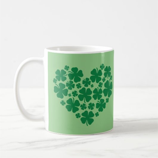 Küss mich, ich bin Irin! Kaffeetasse (Links)