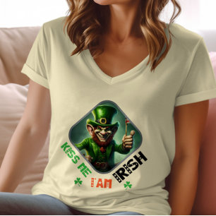 Kuss mich, ich bin Irin - Leprechauns Scavenger-Ja T-Shirt
