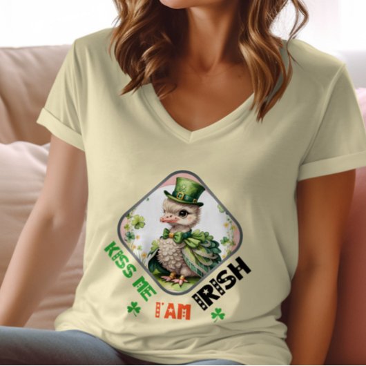Kuss mich, ich bin Irin - Leprechauns Spaß-Pot T-Shirt