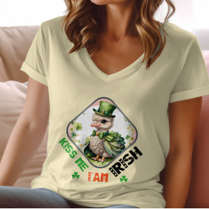 Kuss mich, ich bin Irin - Leprechauns Spaß-Pot T-Shirt