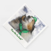 Küss mich, ich bin Irin! Serviette (Ecke)