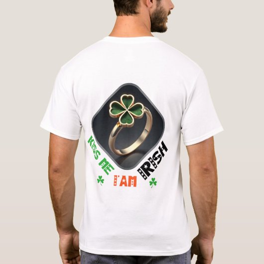 Kuss mich, ich bin irisch - Clover Creek-Karneval T-Shirt (Rückseite)