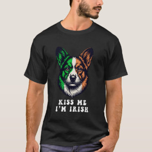 Küss mich, ich bin irisch Farben Flagge St. Patric T-Shirt