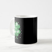 Küss mich, ich bin Irisch-ish Lustiges St. Patrick Kaffeetasse (Vorderseite Links)