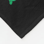 Küss mich, ich bin irisch, lustiger St. Patricks T Fleecedecke (Ecke)