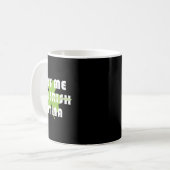 Küss mich, ich bin irischer Kleeblatt St. Patrick' Kaffeetasse (Vorderseite Links)