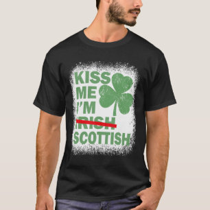 Küss mich, ich bin schottisch Lustiger St. Patrick T-Shirt