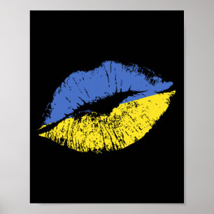 Küss mich, ich bin Ukrainer! Stolz ukrainischer Va Poster