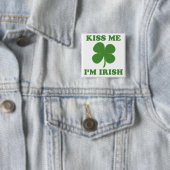 Kuss mich i'm Irish Button (Beispiel)