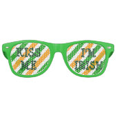 Küss mich im Irish St Patricks Day Party Schattier Partybrille (Vorderseite)