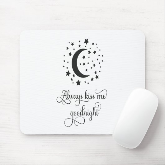 Küss mich immer gut mousepad (Mit Mouse)
