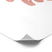 Küss mich immer gut nachts art drucken Poster (Ecke)