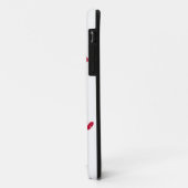 Küss mich! Rote Lippen Case-Mate iPhone Hülle (Hinten/Links)