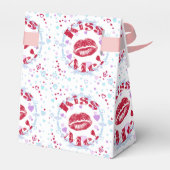 Küss mich! Rote Lippen mit Herz Geschenkschachtel (Rückseite)