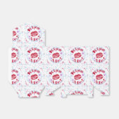 Küss mich! Rote Lippen mit Herz Geschenkschachtel (Ungefaltet)