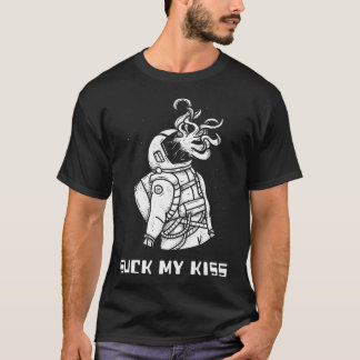 Küss mich, saugt. Lustige Alien-Astronauten-Begegn T-Shirt