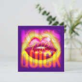 Küss mich schnell! karte (Stehend Vorderseite)