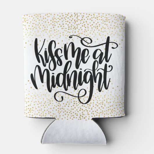 Küss mich um Mitternacht, New Years Clock Dosenkühler (Rückseite)