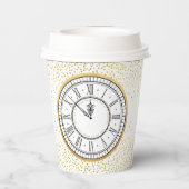 Küss mich um Mitternacht, um die Papierabschlüsse  Pappbecher (Rückseite)