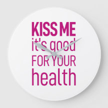 Küss mir, dass es gut für deine Gesundheit ist. Ac