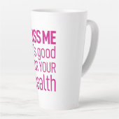 Küss mir, dass es gut für deine Gesundheit ist Milchtasse (Rechte Ecke)
