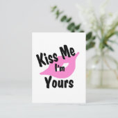 Küss mir, dass ich deiner bin postkarte (Stehend Vorderseite)