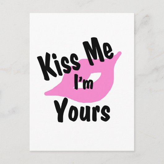 Küss mir, dass ich deiner bin postkarte (Vorderseite)