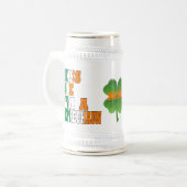 Küss mir, dass ich ein Kobold bin Bierglas (Vorderseite Links)