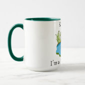Küss mir, dass ich eine Froschprinz-Tasse bin Tasse (Links)