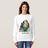 "Küss mir, dass ich irisch bin!" Sweatshirt (Vorne ganz)