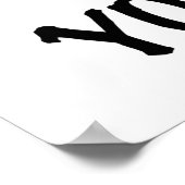 Küss mir, du dumme rote heiße Lippen Poster (Ecke)