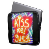 küss mir Guey Laptopschutzhülle (Vorderseite Links)