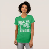 Kuss mir, ich bin ein Ingwer T-Shirt (Vorne ganz)