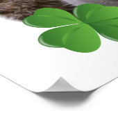 Kuss mir, ich bin ein irisches Mekka-Design Poster (Ecke)