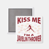 Küss mir, ich bin ein Javelin-Turm Magnet (Vorderseite/Rückseite)