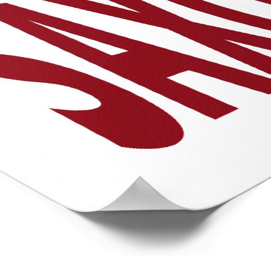 Kuss mir, ich bin ein Saxophonspieler Poster (Ecke)