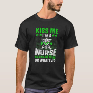 Kuss mir, ich bin ein Vintages Glück am St. Patri T-Shirt