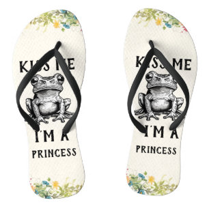 Küss mir, ich bin eine Prinzessin-Flip-Flops Badesandalen