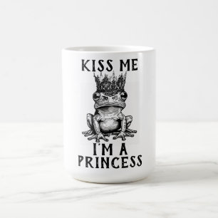 Küss mir, ich bin eine Prinzessin-Kaffee-Tasse Kaffeetasse
