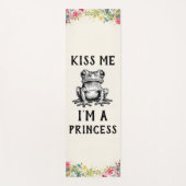 Kuss mir, ich bin eine Prinzessin Yoga Mat Yogamatte (Vorderseite)
