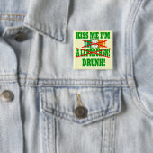 Kuss mir, ich bin irisch button (Beispiel)