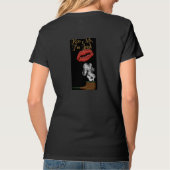 Kuss mir Ich bin irische Lippen und Pfeife St Patr T-Shirt (Rückseite)